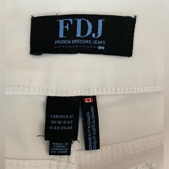 French Dressing white stretch pull on jeans size 12 - Picture 3 of 4